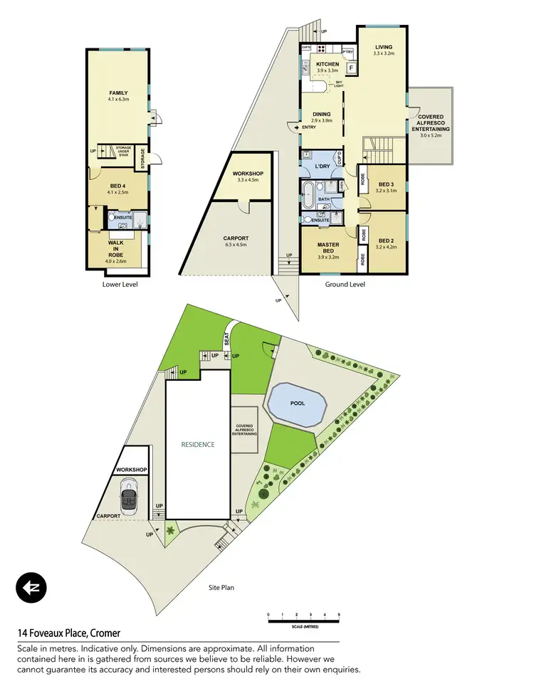 Floorplan of Homely house listing, 14 Foveaux Place, Cromer NSW 2099