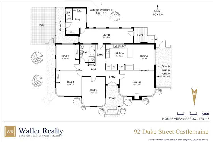 Floorplan of Homely house listing, 92 Duke Street, Castlemaine VIC 3450