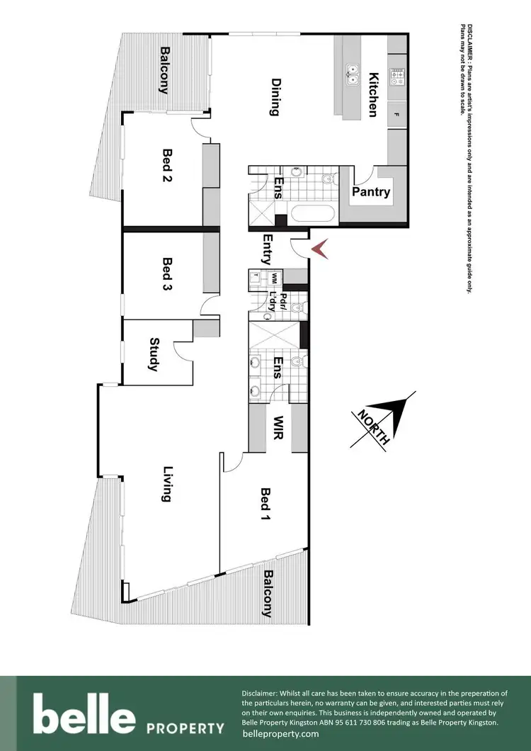 Floorplan of Homely apartment listing, 108/260 City Walk, City ACT 2601