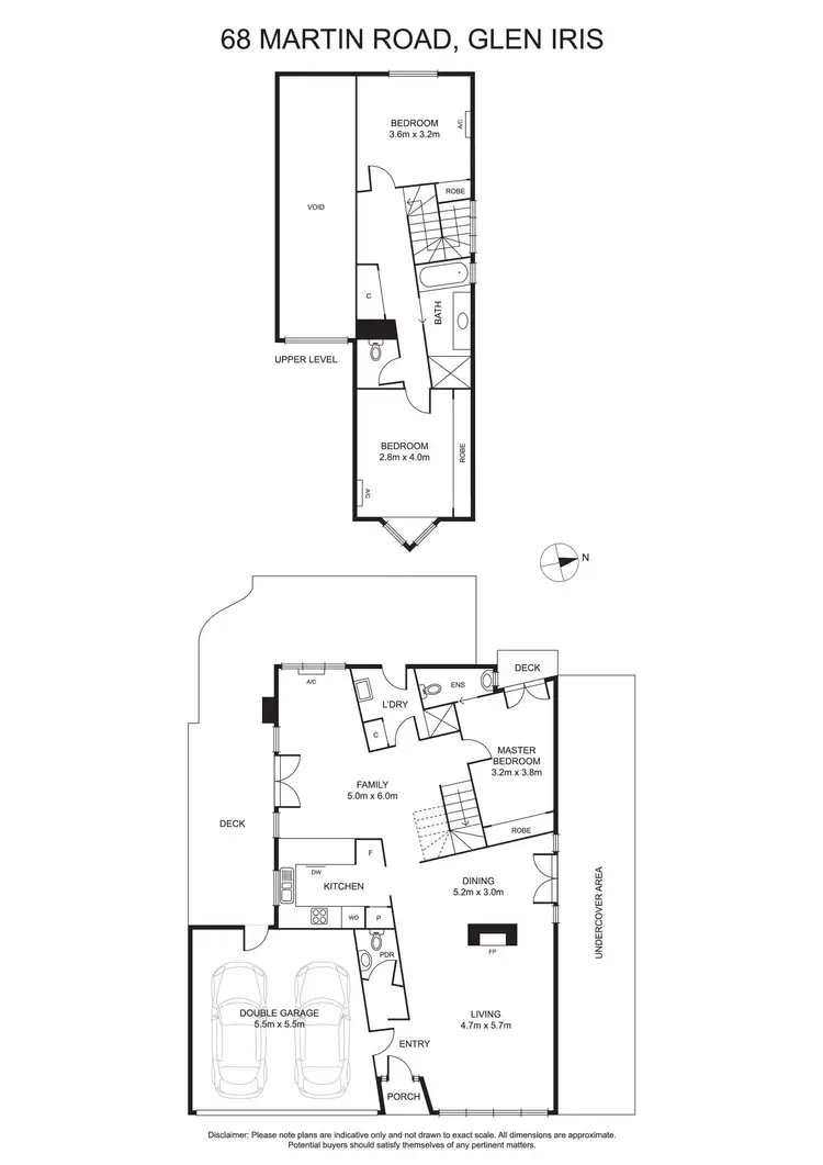 Floorplan of Homely house listing, 68 Martin Road, Glen Iris VIC 3146