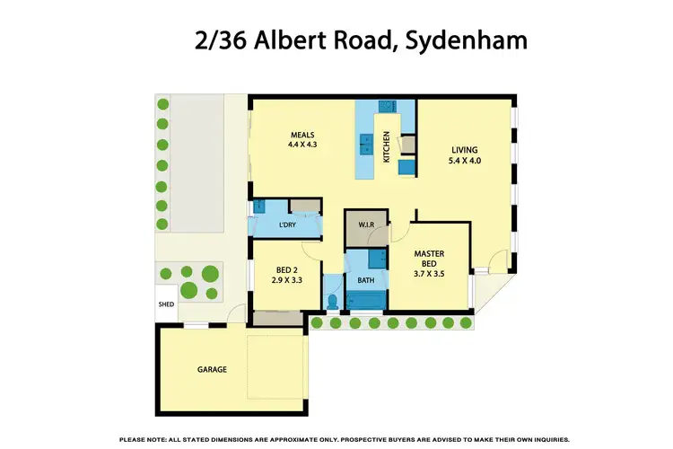 Floorplan of Homely unit listing, 2/36 Albert Road, Sydenham VIC 3037