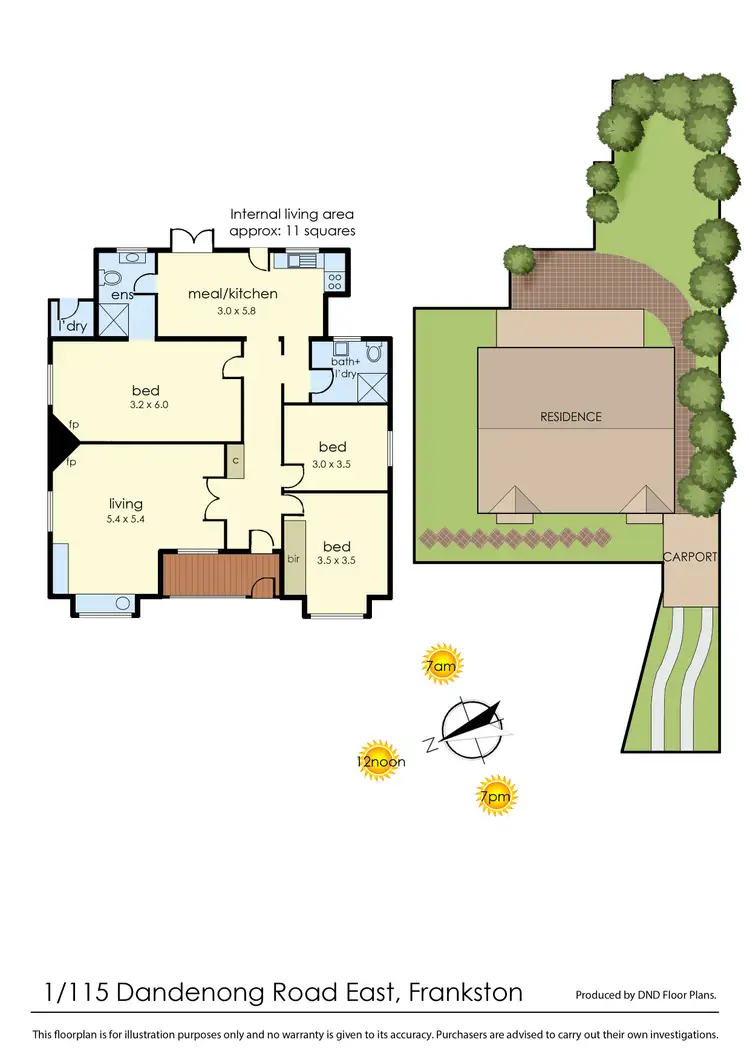 Floorplan of Homely house listing, 1/115 Dandenong Road East, Frankston VIC 3199
