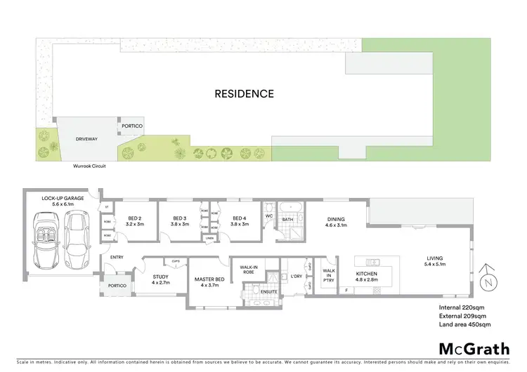 Floorplan of Homely house listing, 101 Wurrook Circuit, North Geelong VIC 3215