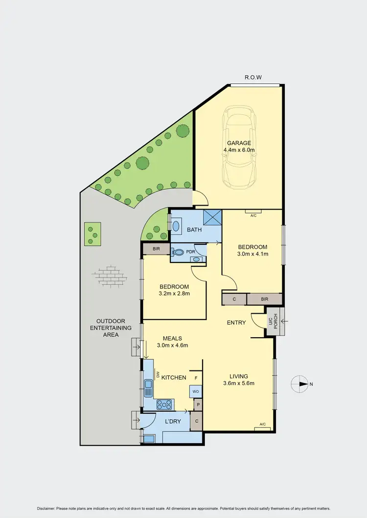 Floorplan of Homely unit listing, 2/745 Mt Alexander Road, Moonee Ponds VIC 3039