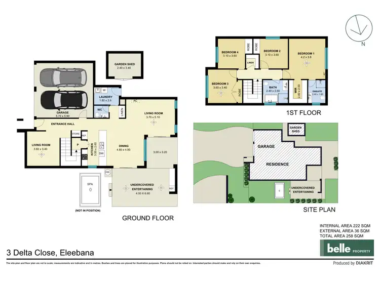 Floorplan of Homely house listing, 3 Delta Close, Eleebana NSW 2282