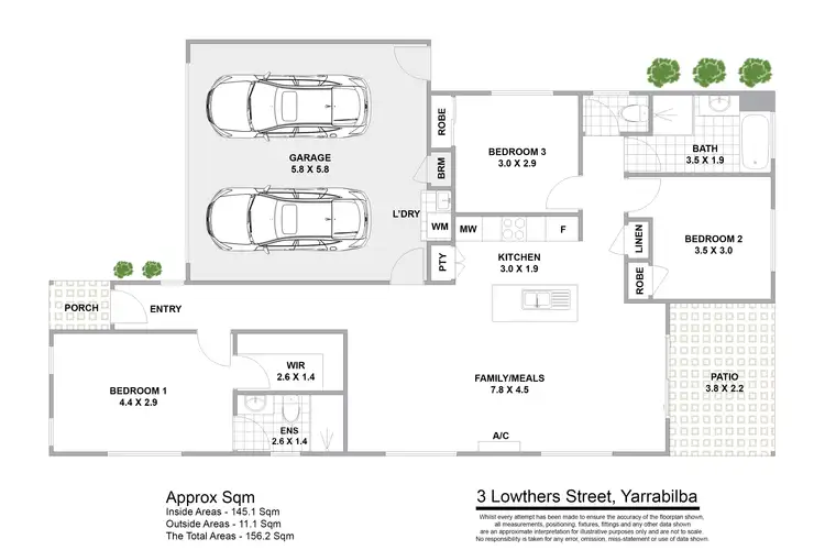 Floorplan of Homely house listing, 3 Lowthers Street, Yarrabilba QLD 4207
