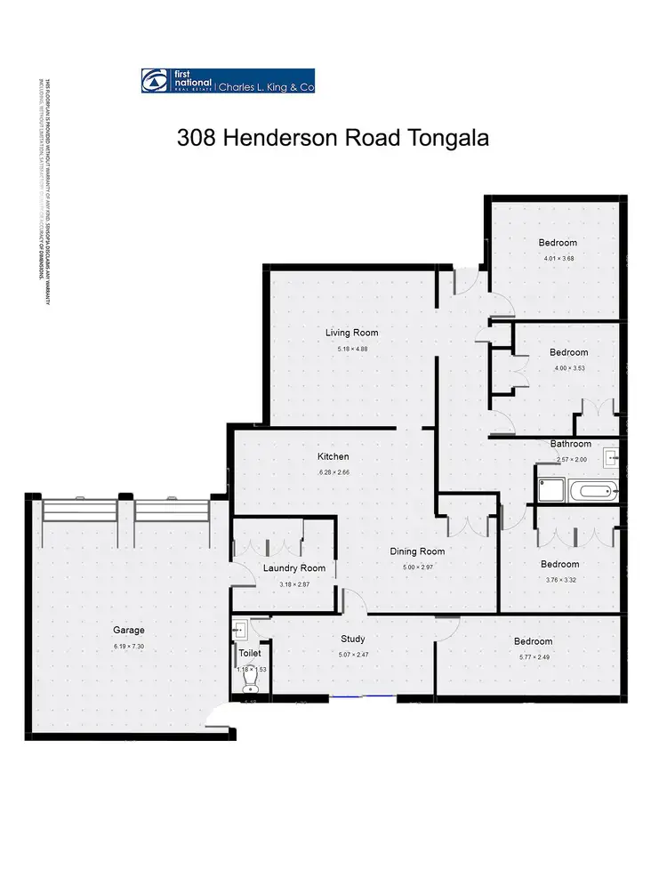 Floorplan of Homely house listing, 308 Henderson Road, Tongala VIC 3621