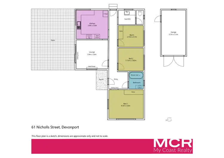 Floorplan of Homely house listing, 61 Nicholls Street, Devonport TAS 7310