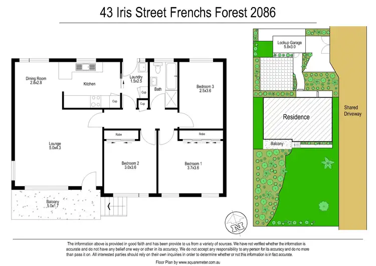 Floorplan of Homely house listing, 43 Iris Street, Frenchs Forest NSW 2086