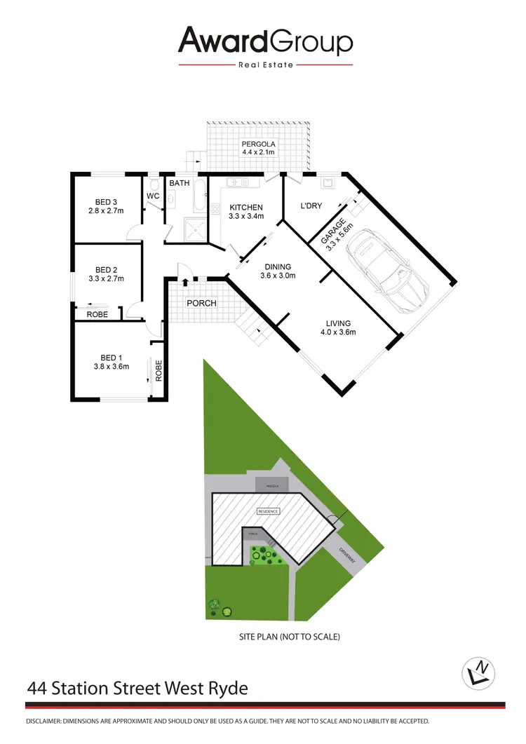 Floorplan of Homely house listing, 44 Station Street, West Ryde NSW 2114