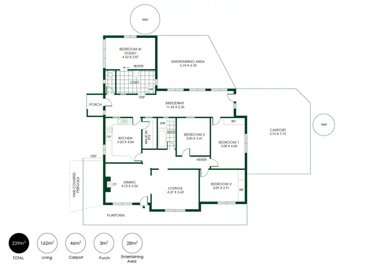 Floorplan of Homely house listing, 12 William Street, Woodside SA 5244