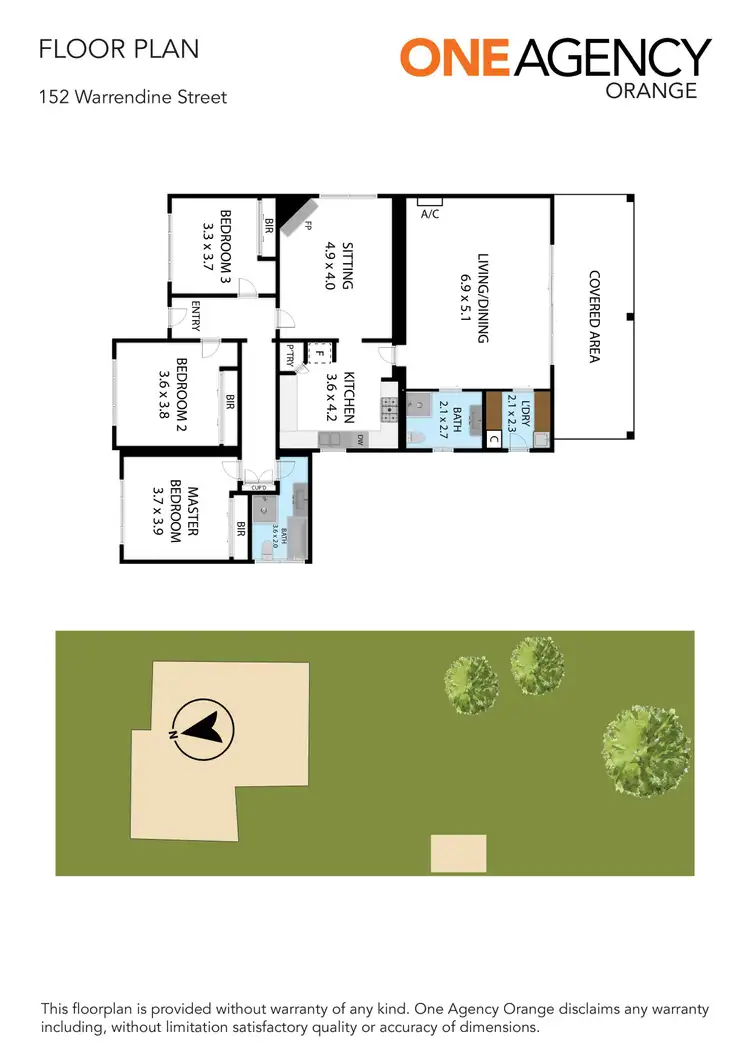 Floorplan of Homely house listing, 152 Warrendine Street, Orange NSW 2800