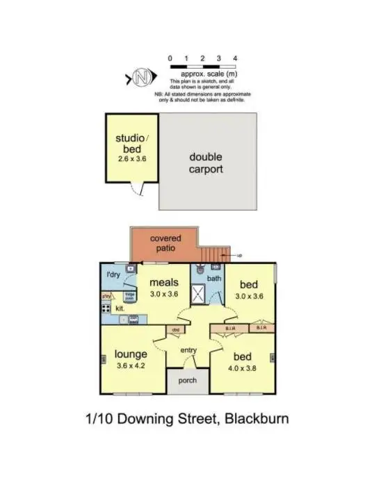 Floorplan of Homely house listing, 1/10 Downing Street, Blackburn VIC 3130