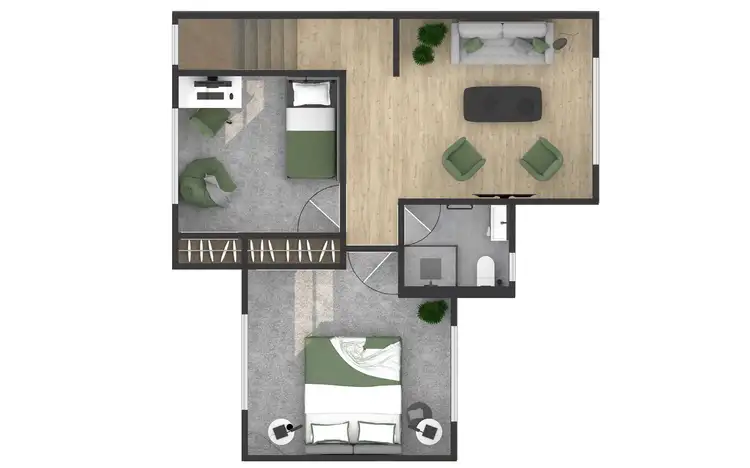 Floorplan of Homely townhouse listing, 3/284 Camp Road, Broadmeadows VIC 3047