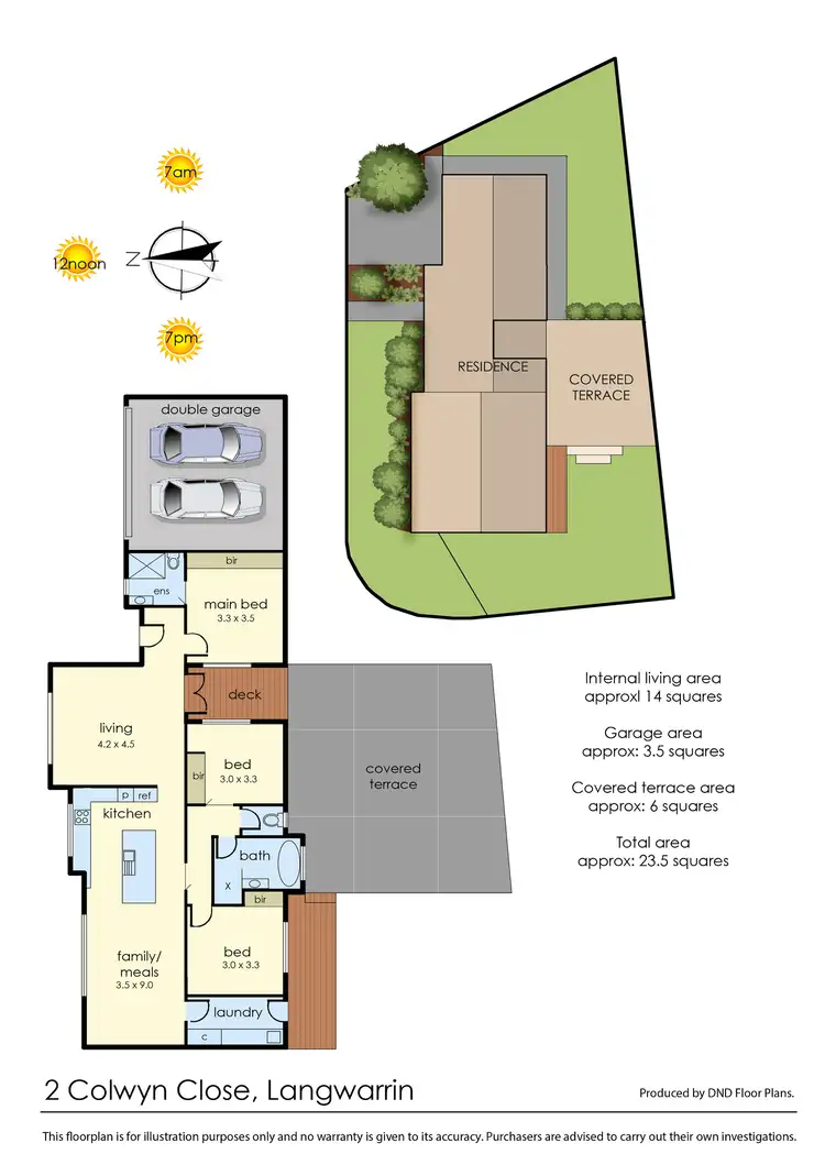 Floorplan of Homely house listing, 2 Colwyn Close, Langwarrin VIC 3910