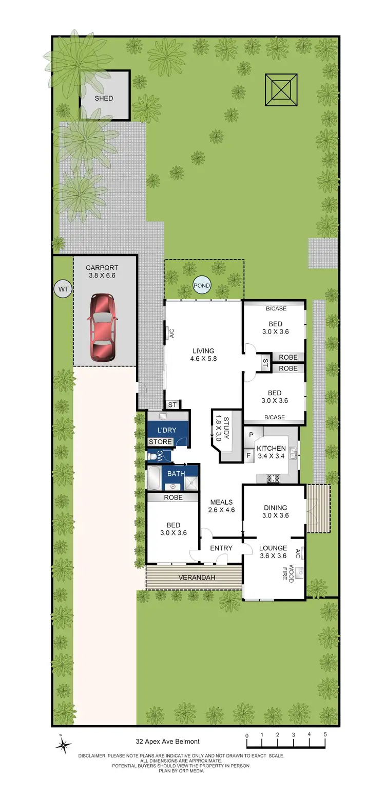 Floorplan of Homely house listing, 32 Apex Avenue, Belmont VIC 3216