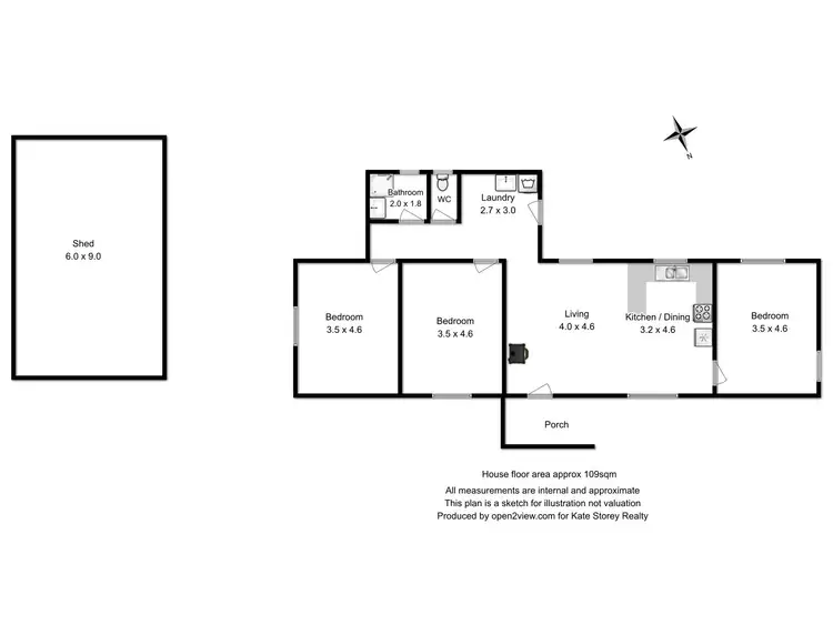 Floorplan of Homely house listing, 42 Wades Road, White Beach TAS 7184