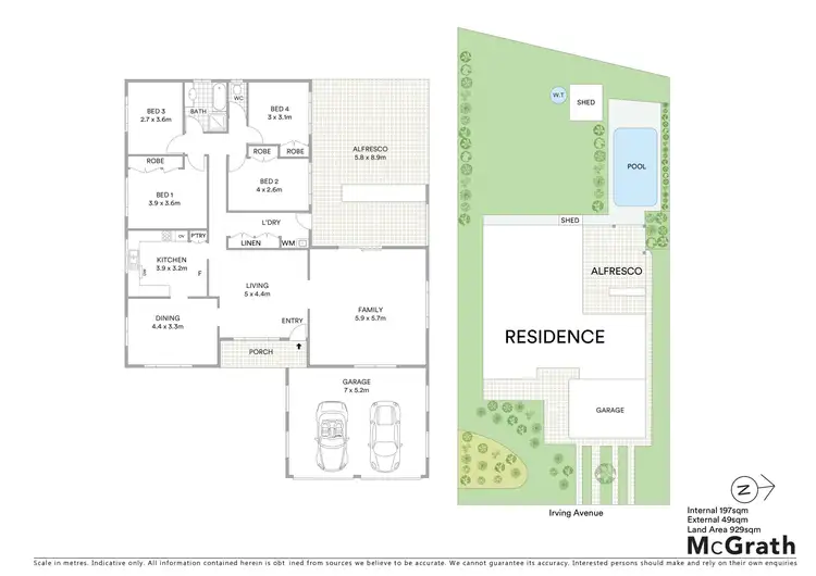 Floorplan of Homely house listing, 343 Irving Avenue, Frenchville QLD 4701