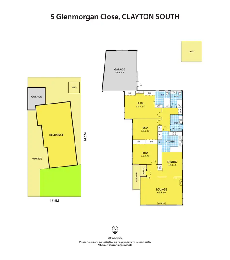 Floorplan of Homely house listing, 5 Glenmorgan Close, Clayton South VIC 3169