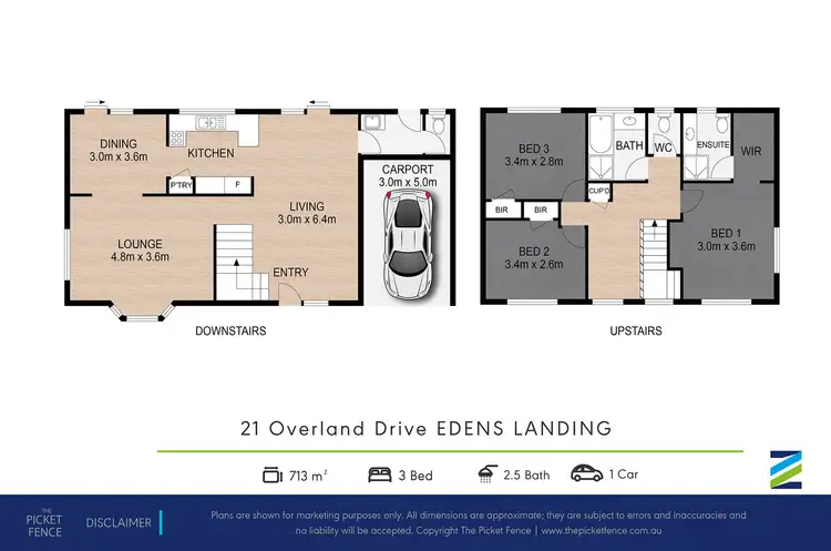 Floorplan of Homely house listing, 21 Overland Drive, Edens Landing QLD 4207