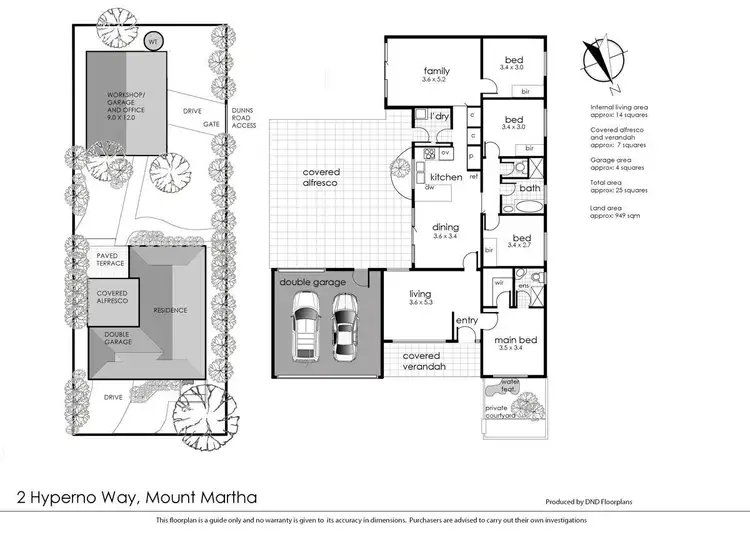 Floorplan of Homely house listing, 2 Hyperno Way, Mount Martha VIC 3934
