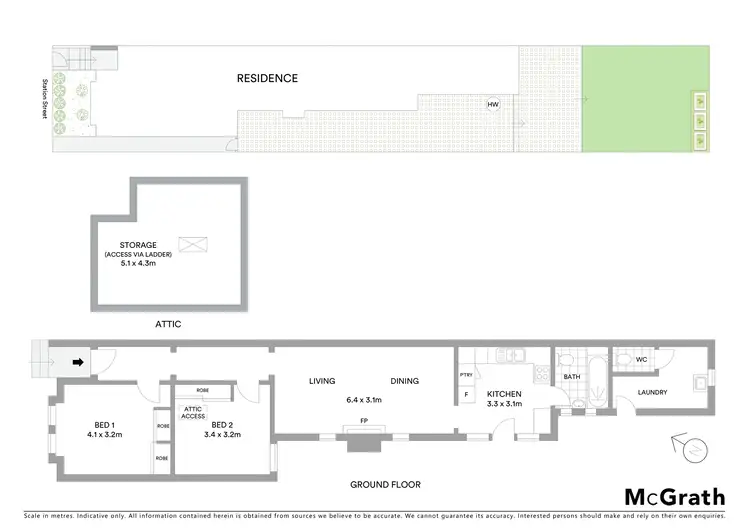 Floorplan of Homely house listing, 74 Station Street, Arncliffe NSW 2205