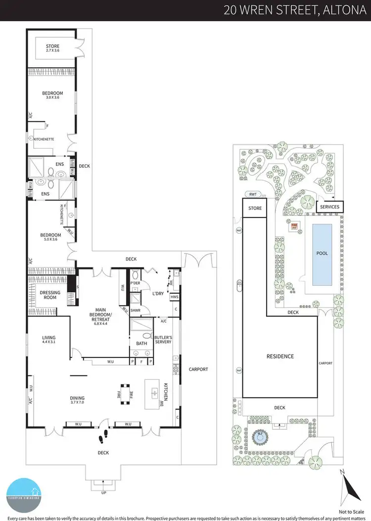 Floorplan of Homely house listing, 20 Wren Street, Altona VIC 3018