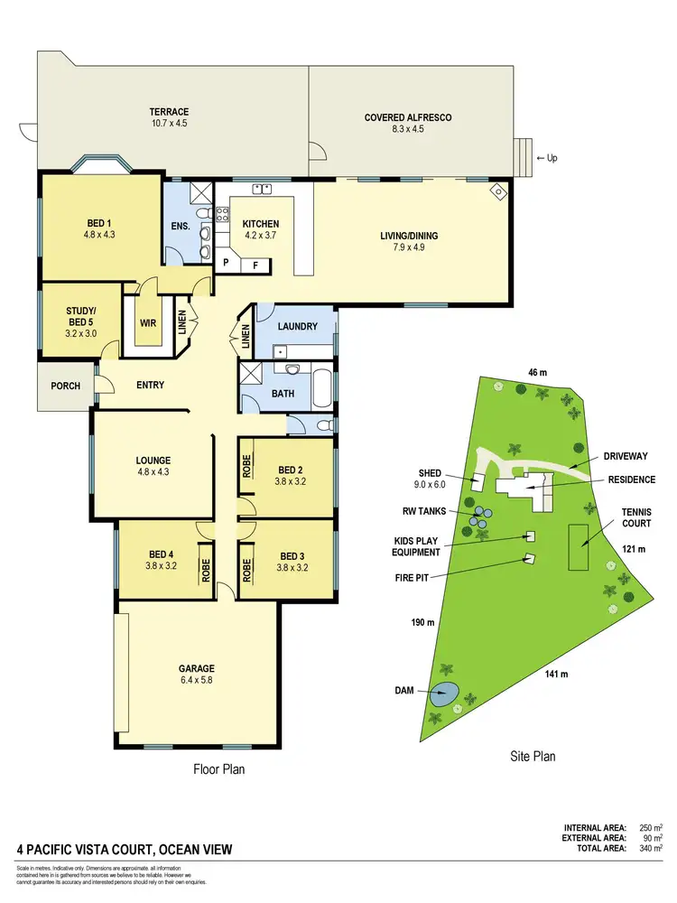 Floorplan of Homely house listing, 4 Pacific Vista Court, Ocean View QLD 4521