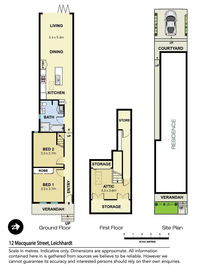 Floorplan of Homely house listing, 12 Macquarie Street, Leichhardt NSW 2040