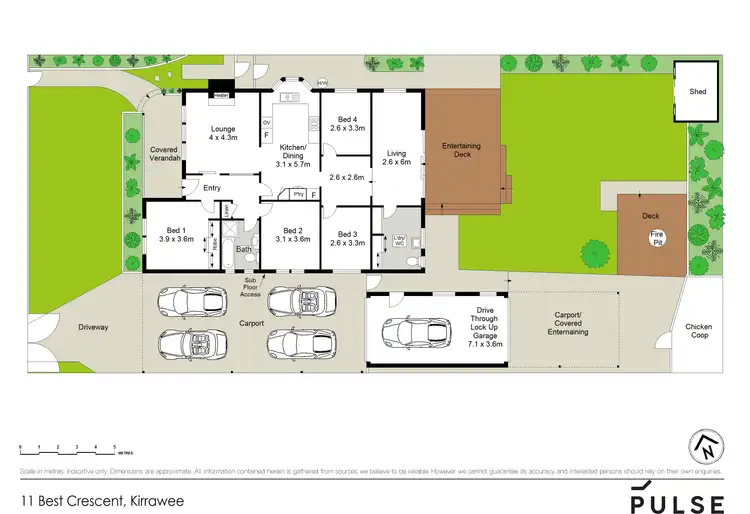 Floorplan of Homely house listing, 11 Best Crescent, Kirrawee NSW 2232