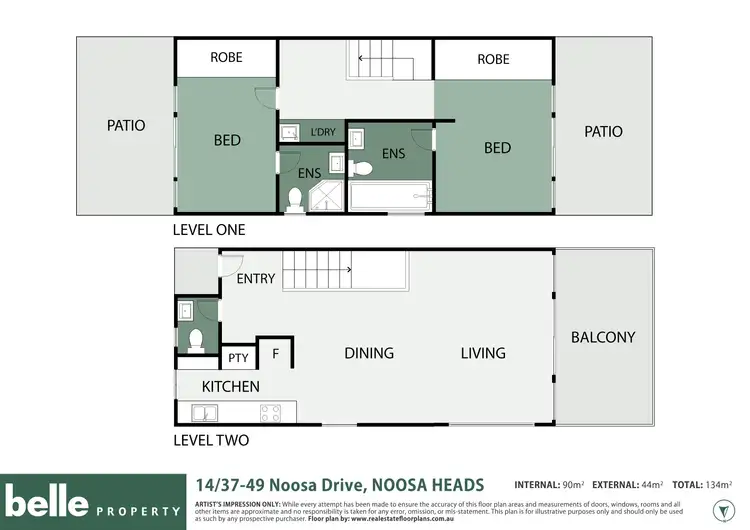 Floorplan of Homely unit listing, 14/37-49 Noosa Drive, Noosa Heads QLD 4567