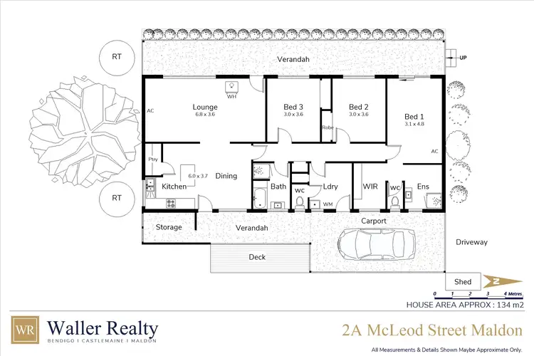 Floorplan of Homely house listing, 2A McLeod Street, Maldon VIC 3463