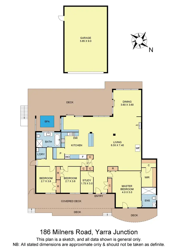 Floorplan of Homely house listing, 186 Milners Road, Launching Place VIC 3139