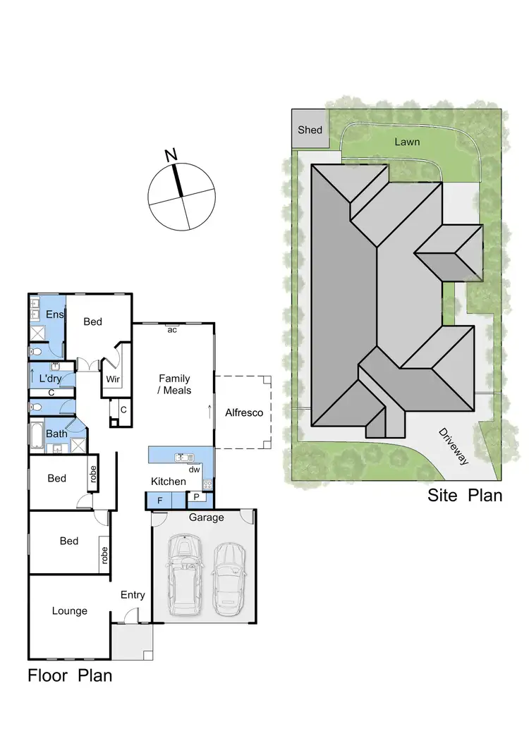 Floorplan of Homely house listing, 21 Elspeth Circuit, Mount Martha VIC 3934