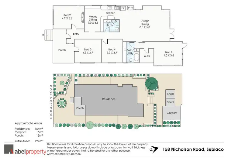 Floorplan of Homely house listing, 158 Nicholson Road, Subiaco WA 6008