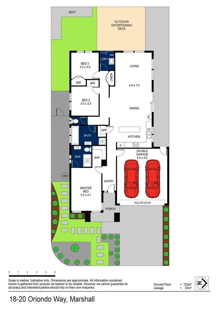 Floorplan of Homely house listing, 18-20 Oriondo Way, Marshall VIC 3216