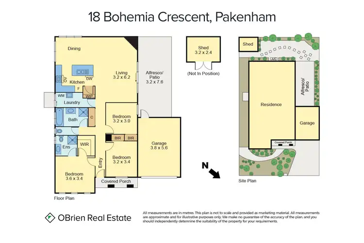 Floorplan of Homely house listing, 18 Bohemia Crescent, Pakenham VIC 3810