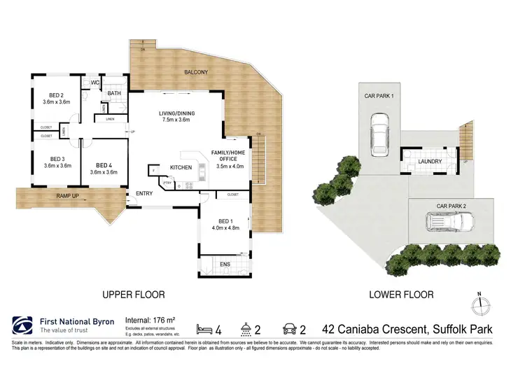 Floorplan of Homely house listing, 42 Caniaba Crescent, Suffolk Park NSW 2481