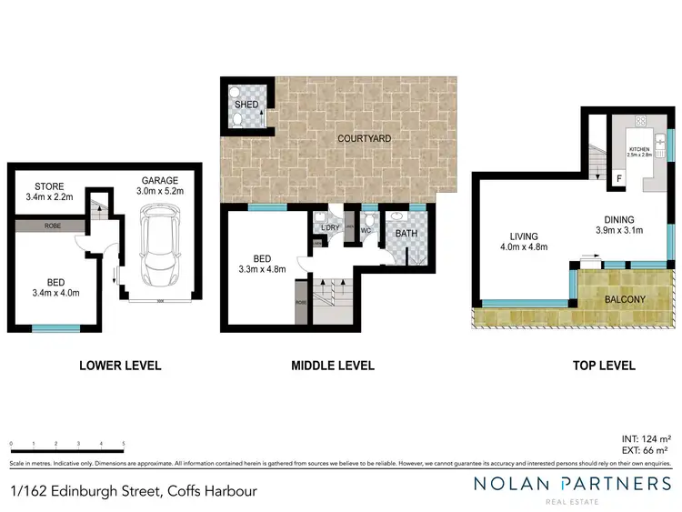Floorplan of Homely apartment listing, 1/162 Edinburgh Street, Coffs Harbour NSW 2450