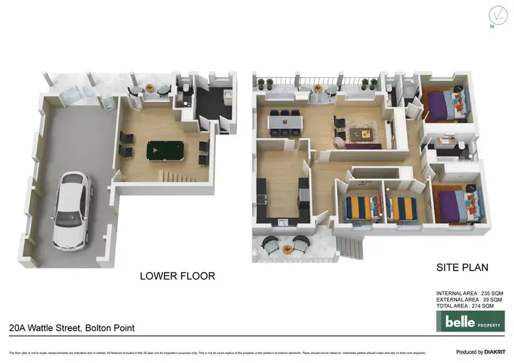 Floorplan of Homely house listing, 20A Wattle Street, Bolton Point NSW 2283