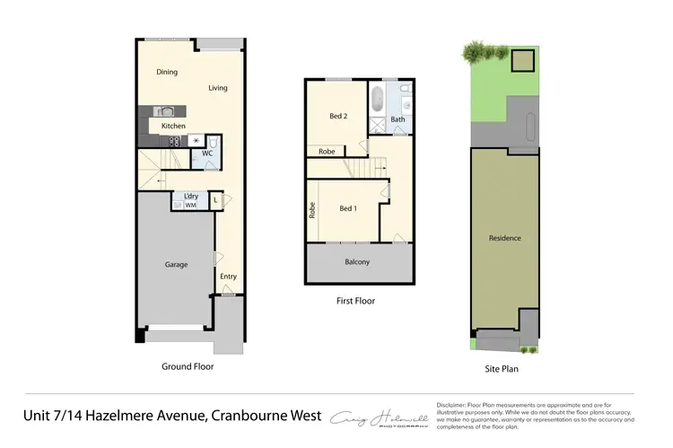 Floorplan of Homely unit listing, 7/14-15 Hazelmere Avenue, Cranbourne West VIC 3977