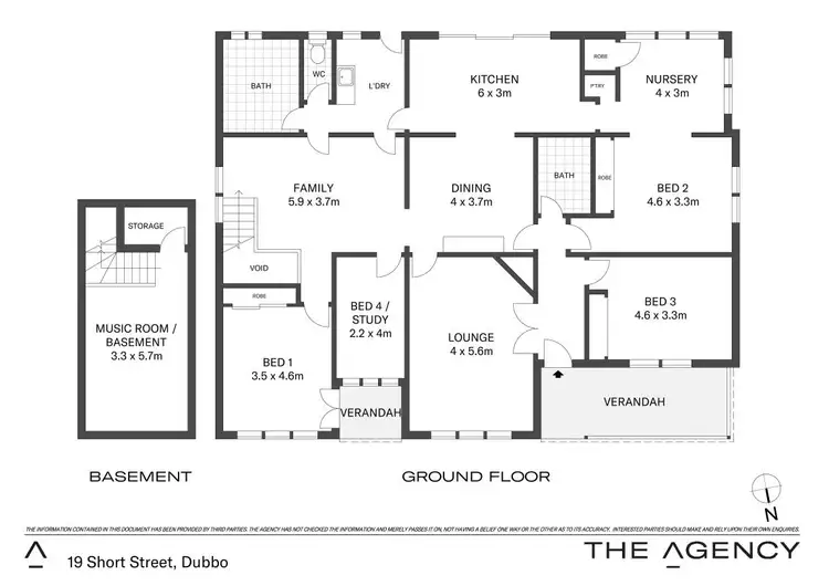 Floorplan of Homely house listing, 19 Short Street, Dubbo NSW 2830