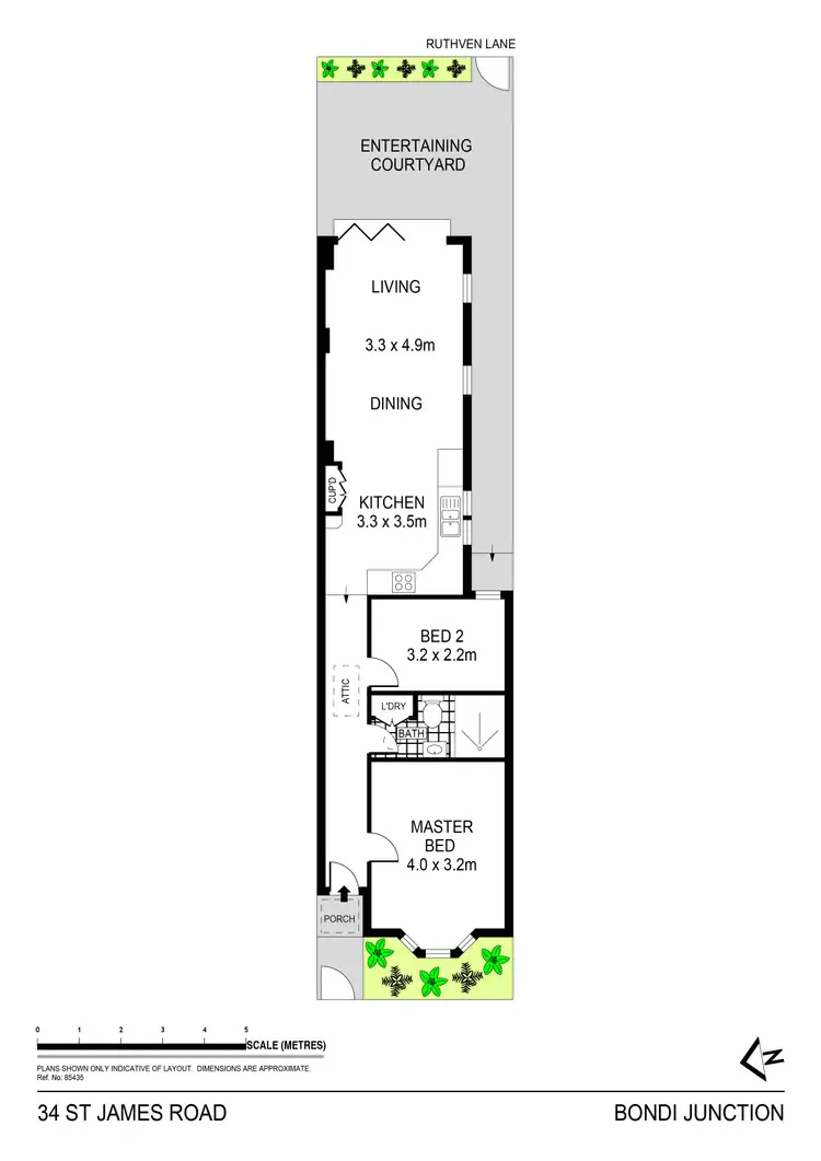 Floorplan of Homely house listing, 34 St James Road, Bondi Junction NSW 2022