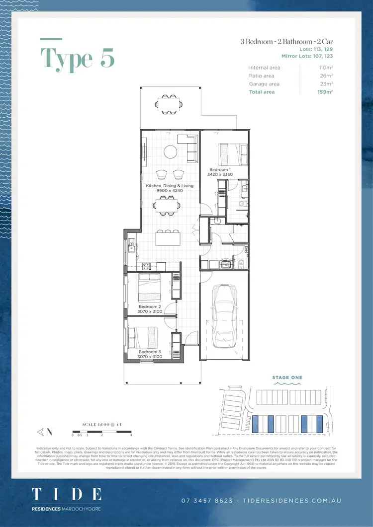 Floorplan of Homely house listing, 107 Paradise Circuit, Maroochydore QLD 4558