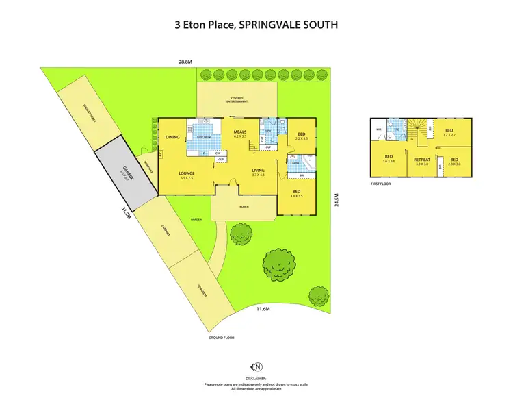 Floorplan of Homely house listing, 3 Eton Place, Springvale South VIC 3172