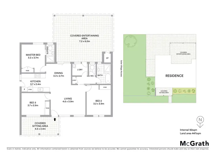 Floorplan of Homely townhouse listing, 5/35 Ashby Circuit, Kambah ACT 2902