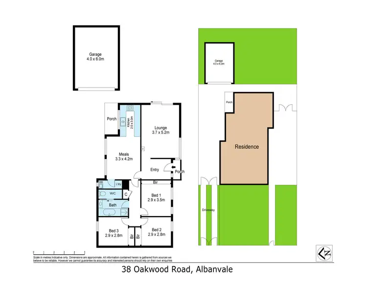 Floorplan of Homely house listing, 38 Oakwood Road, Albanvale VIC 3021