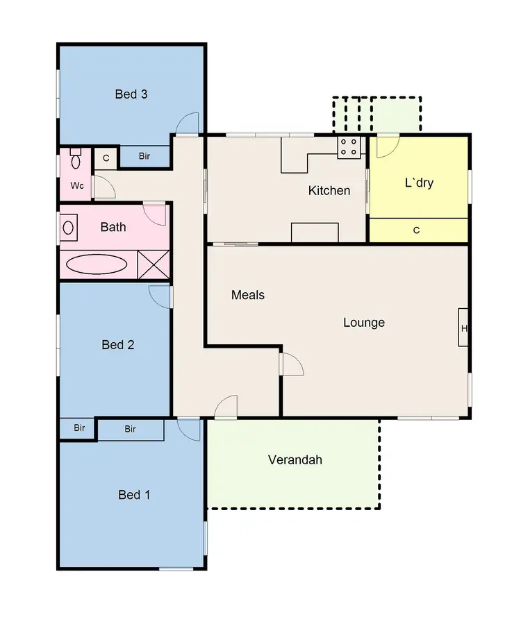 Floorplan of Homely house listing, 19 High Street West, Ararat VIC 3377