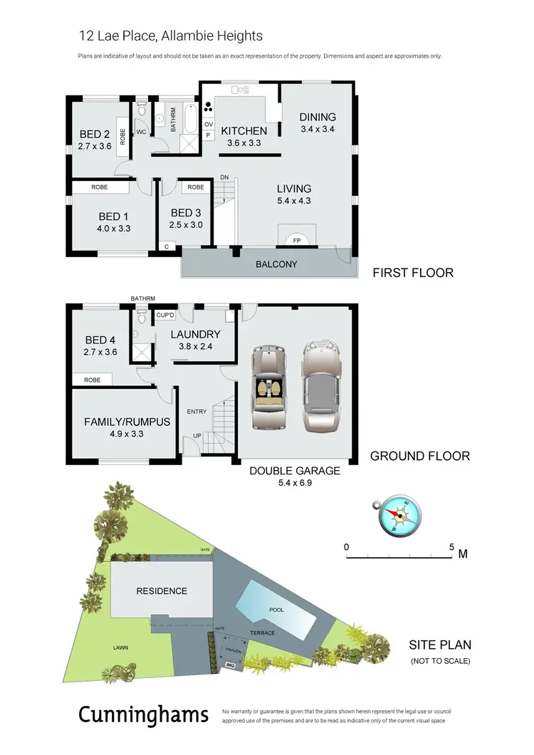 Floorplan of Homely house listing, 12 Lae Place, Allambie Heights NSW 2100