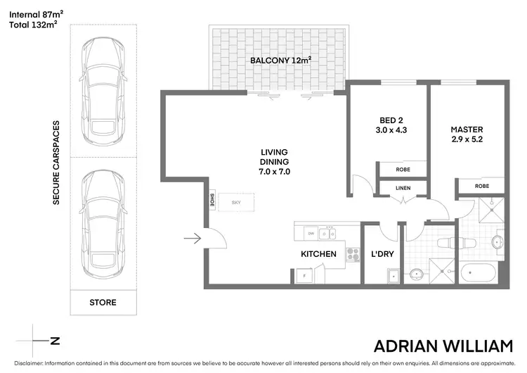 Floorplan of Homely apartment listing, 59/1-3 Coronation Avenue, Petersham NSW 2049